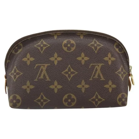 Authentic LOUIS VUITTON Monogram Pochette Cosmetic PM Pouch bst252-022826 - Picture 3 of 16